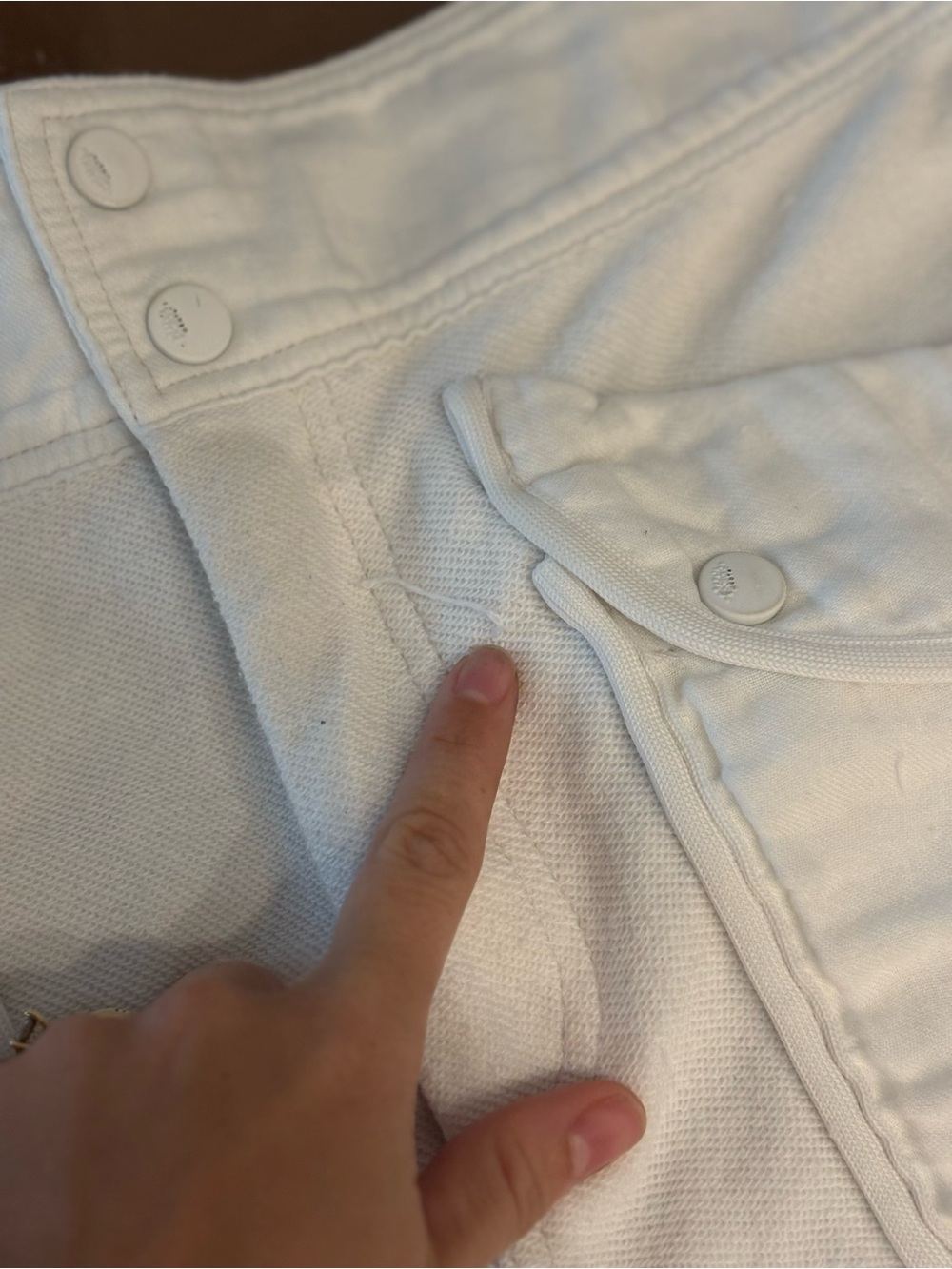 Free People White Timko Shorts - Picture 6 of 8